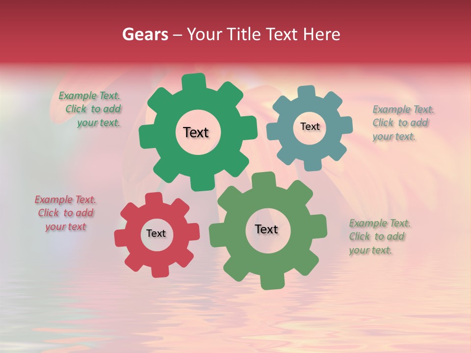 Summer Elements Bouquet PowerPoint Template