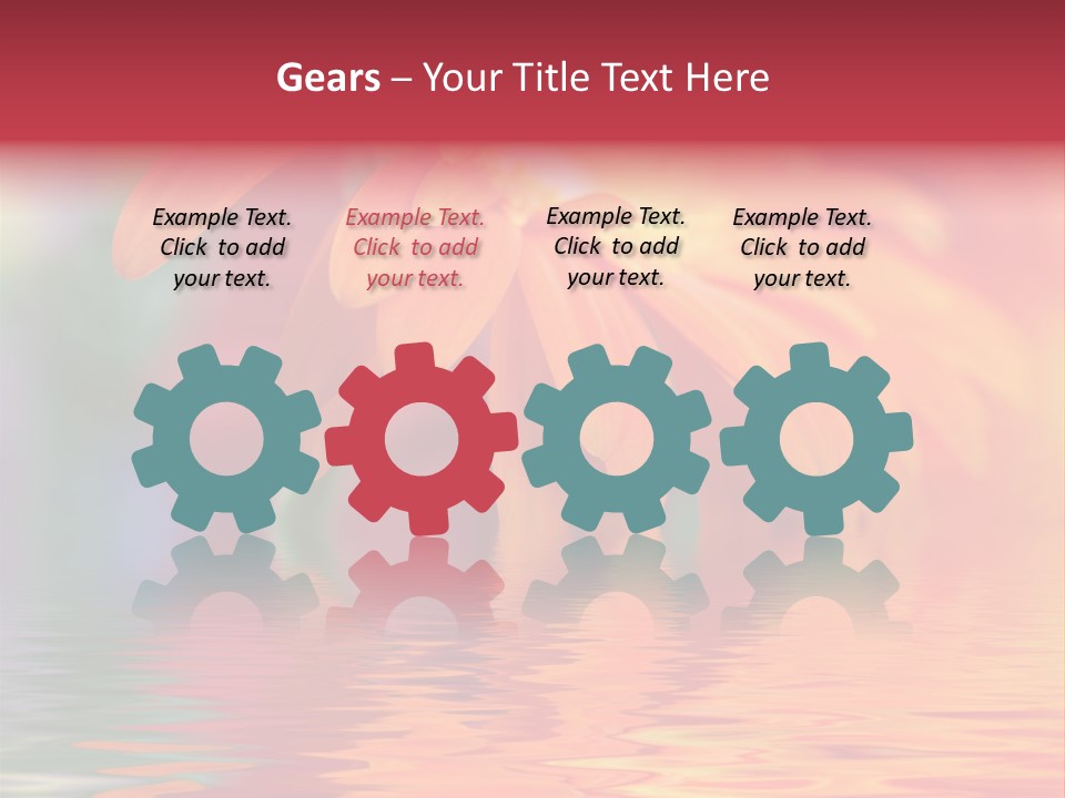 Summer Elements Bouquet PowerPoint Template