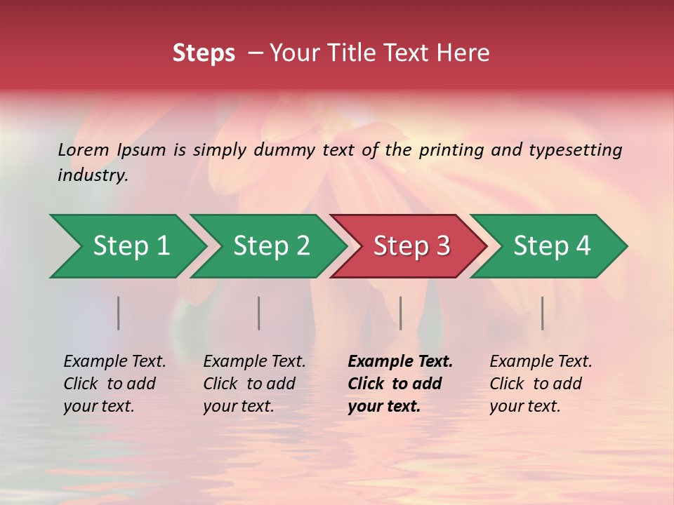Summer Elements Bouquet PowerPoint Template