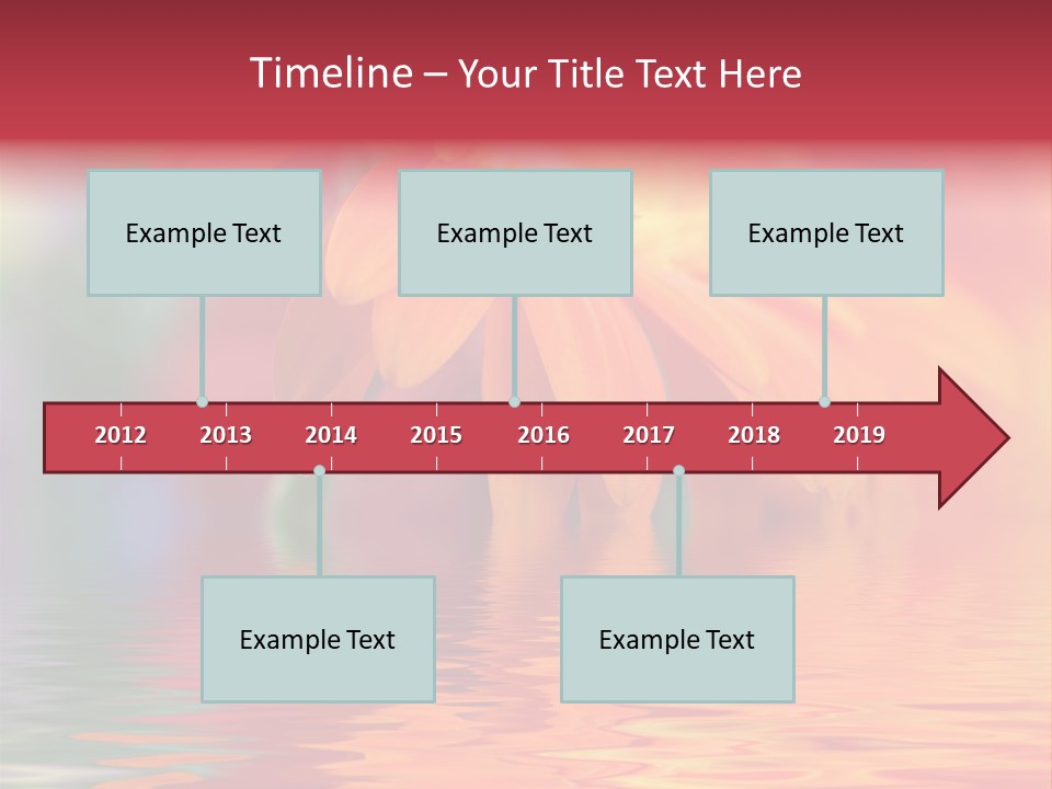 Summer Elements Bouquet PowerPoint Template