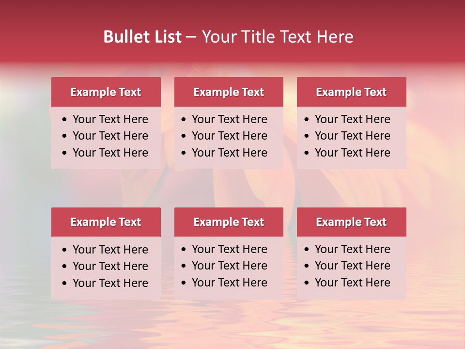 Summer Elements Bouquet PowerPoint Template