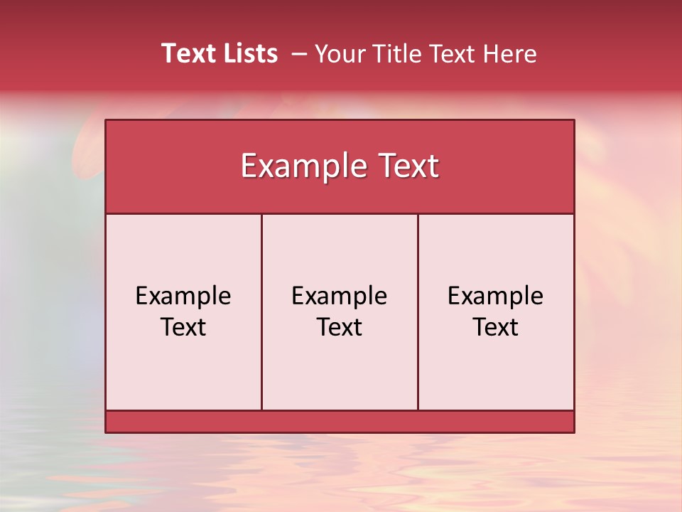 Summer Elements Bouquet PowerPoint Template