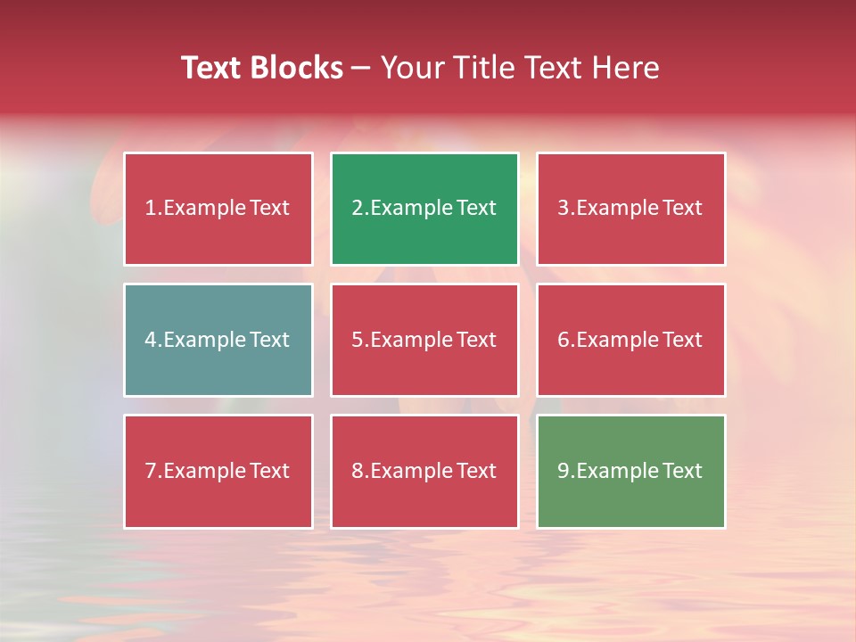 Summer Elements Bouquet PowerPoint Template