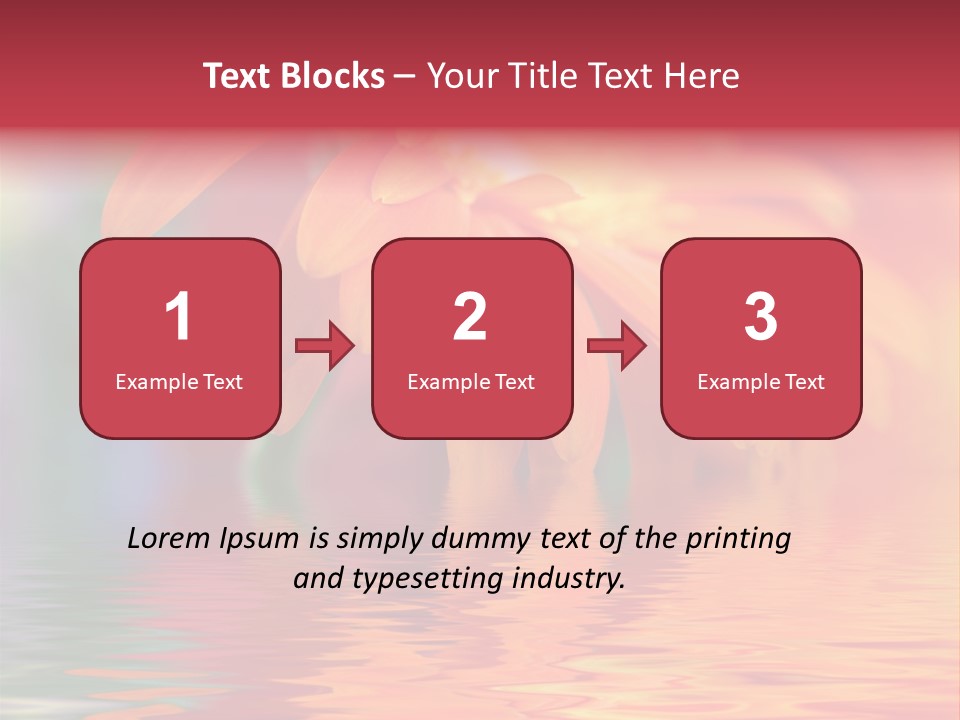 Summer Elements Bouquet PowerPoint Template