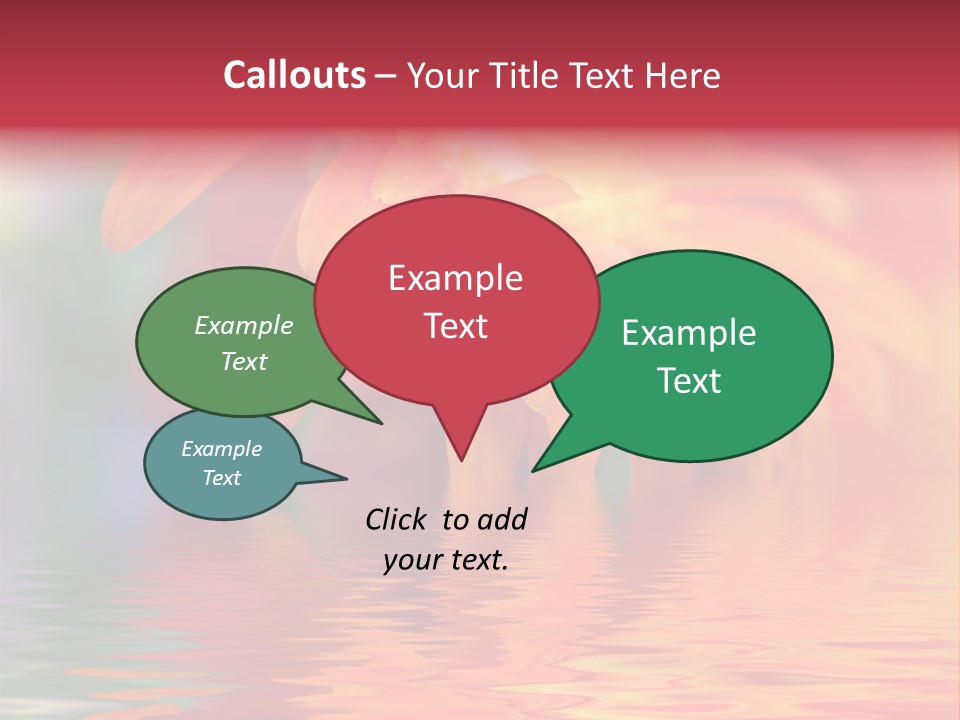 Summer Elements Bouquet PowerPoint Template