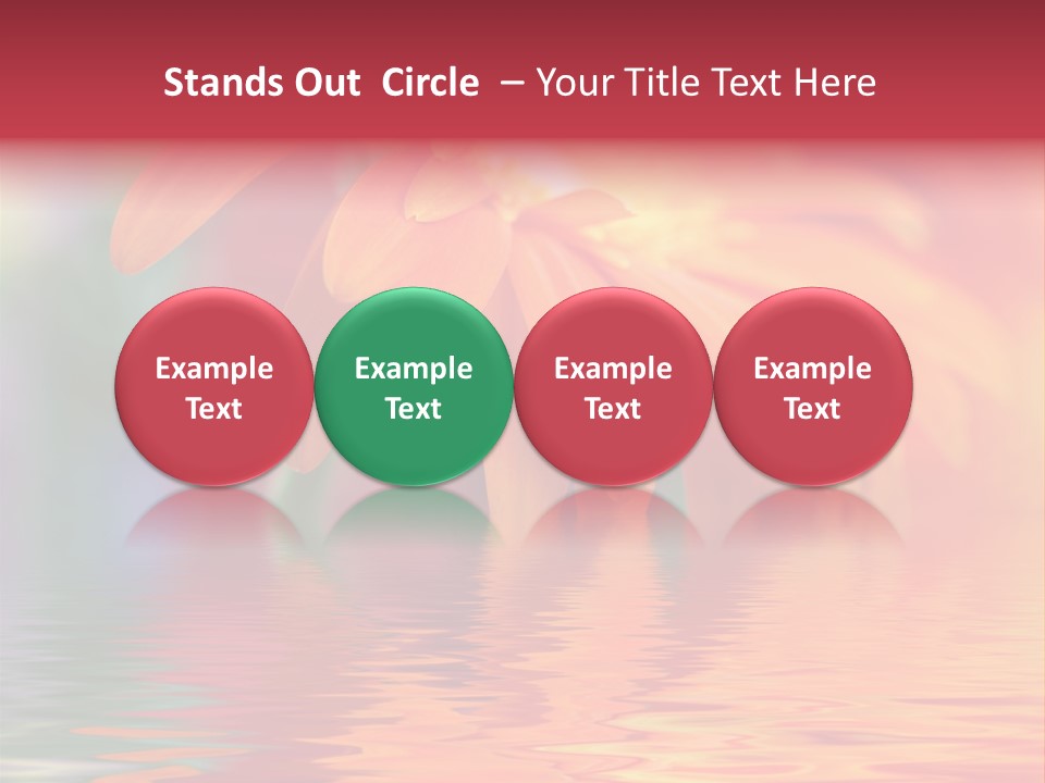 Summer Elements Bouquet PowerPoint Template