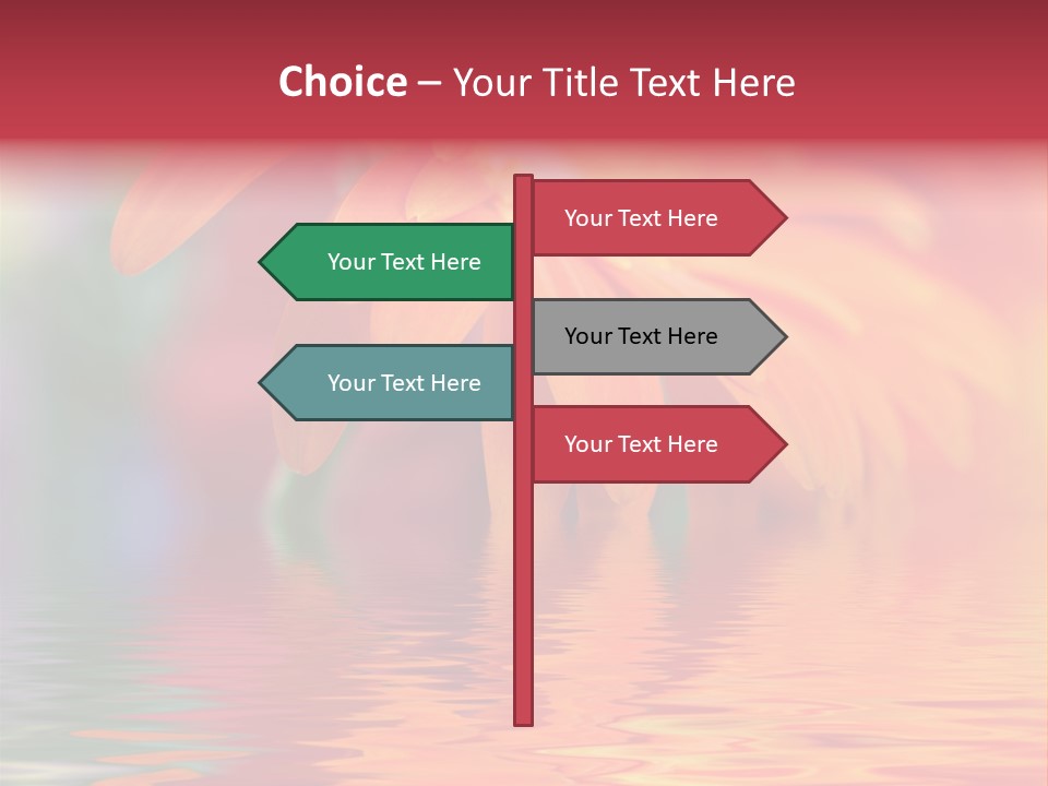 Summer Elements Bouquet PowerPoint Template