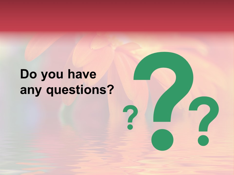 Summer Elements Bouquet PowerPoint Template