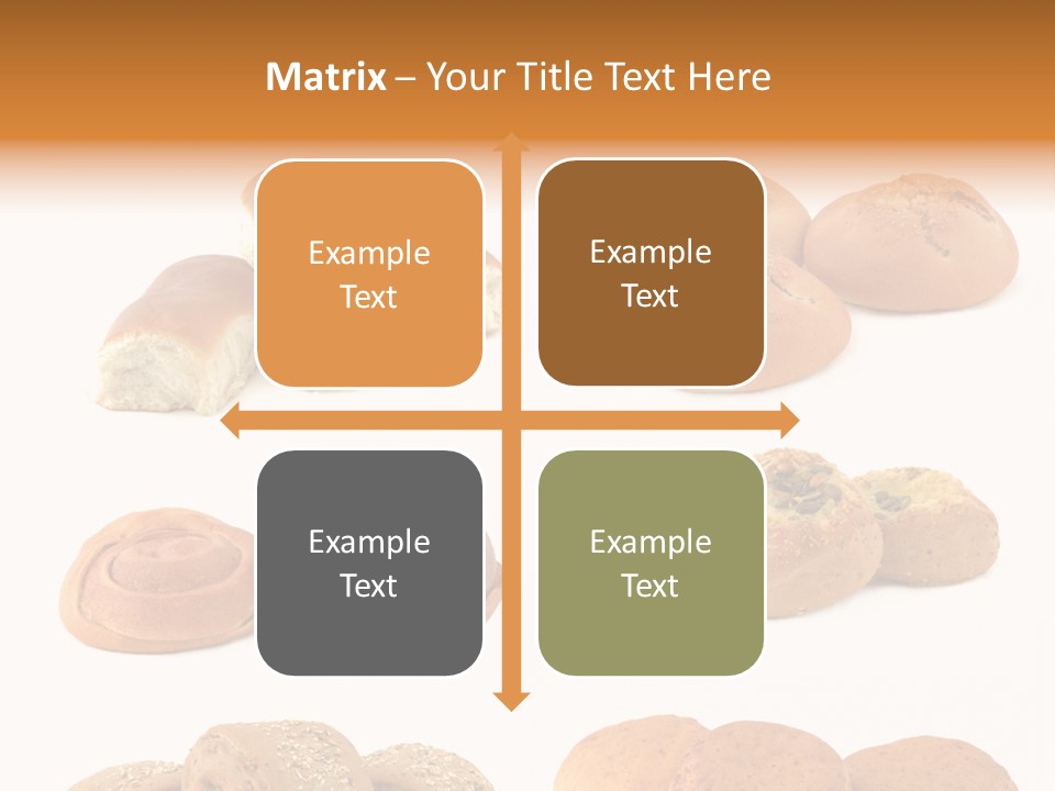 Brown Yeast Bagels PowerPoint Template