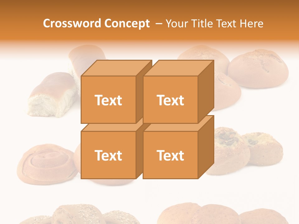Brown Yeast Bagels PowerPoint Template