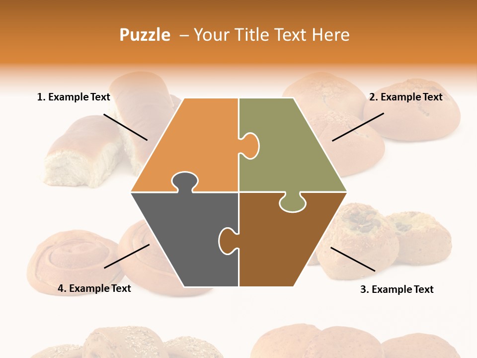 Brown Yeast Bagels PowerPoint Template