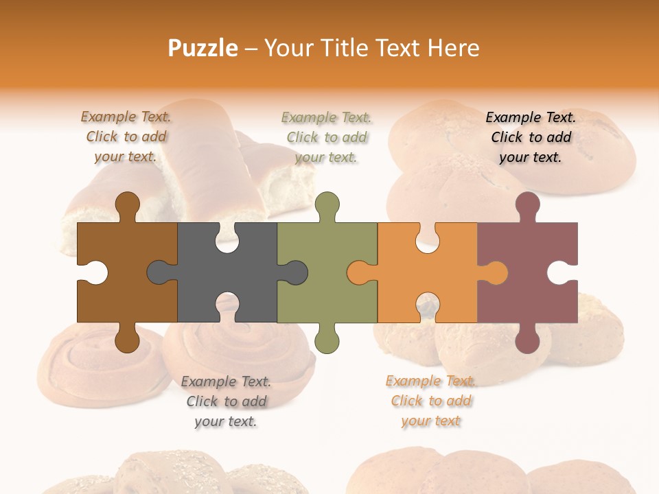 Brown Yeast Bagels PowerPoint Template