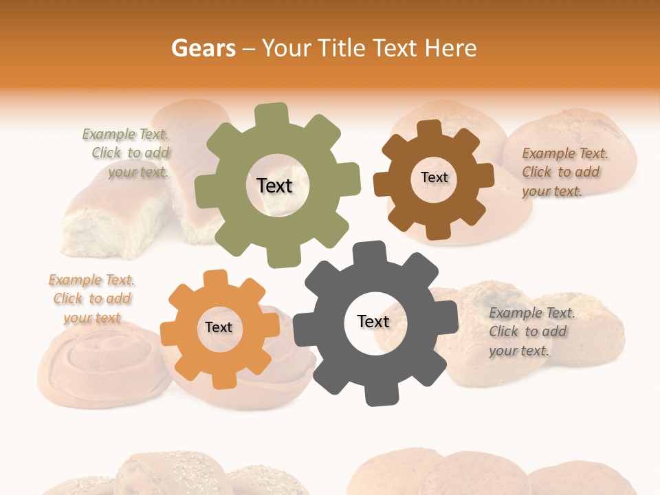 Brown Yeast Bagels PowerPoint Template