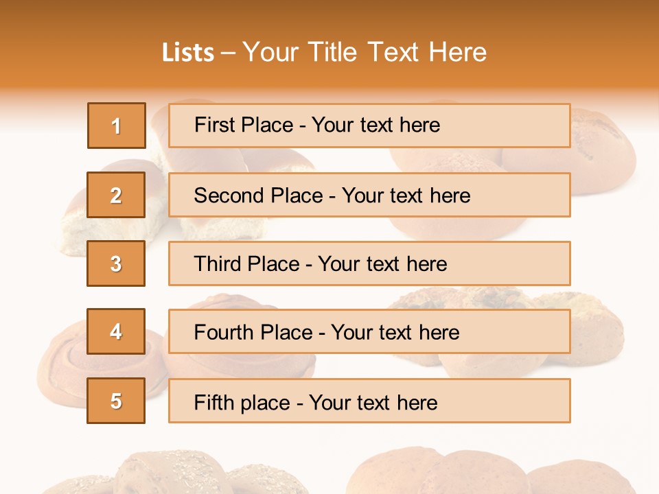 Brown Yeast Bagels PowerPoint Template