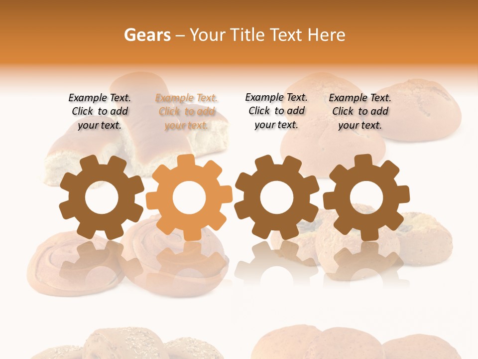 Brown Yeast Bagels PowerPoint Template