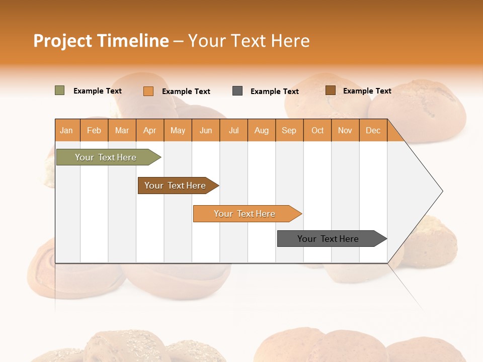 Brown Yeast Bagels PowerPoint Template