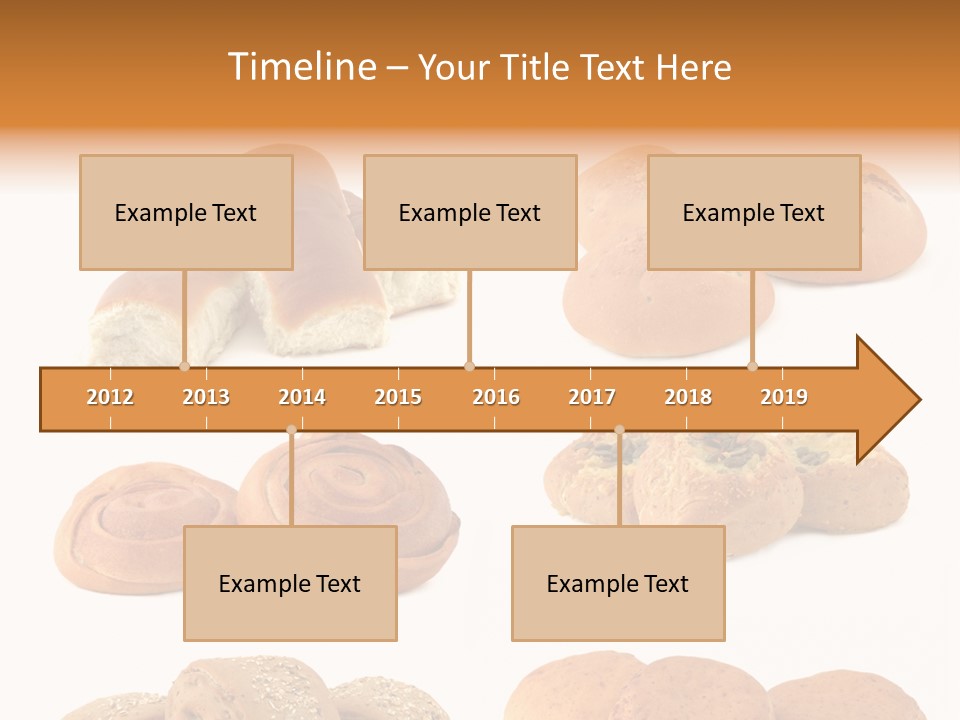 Brown Yeast Bagels PowerPoint Template