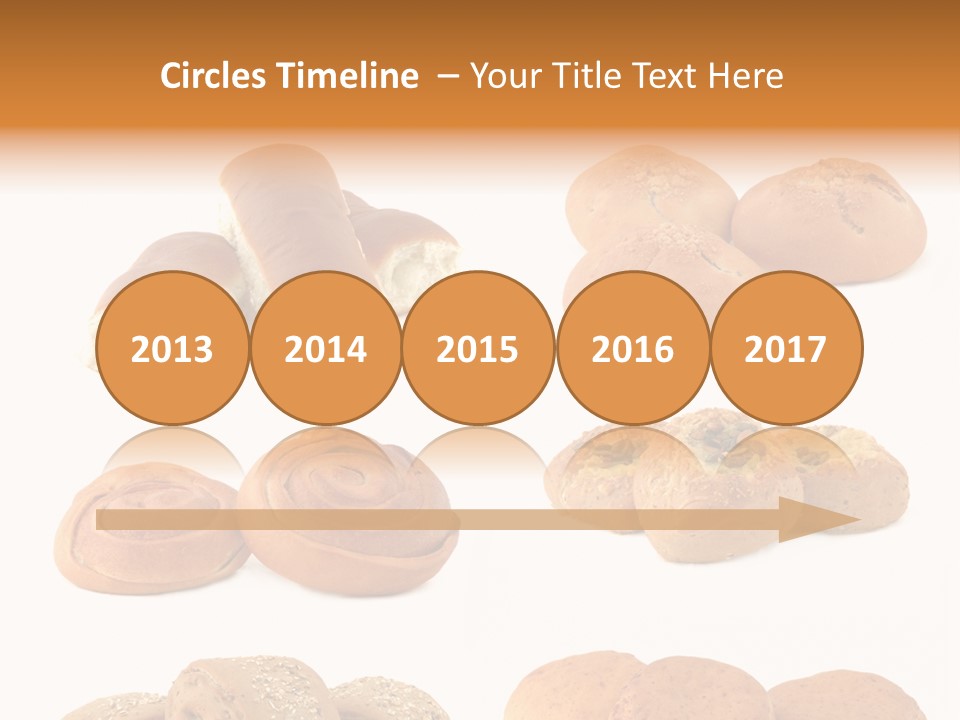 Brown Yeast Bagels PowerPoint Template
