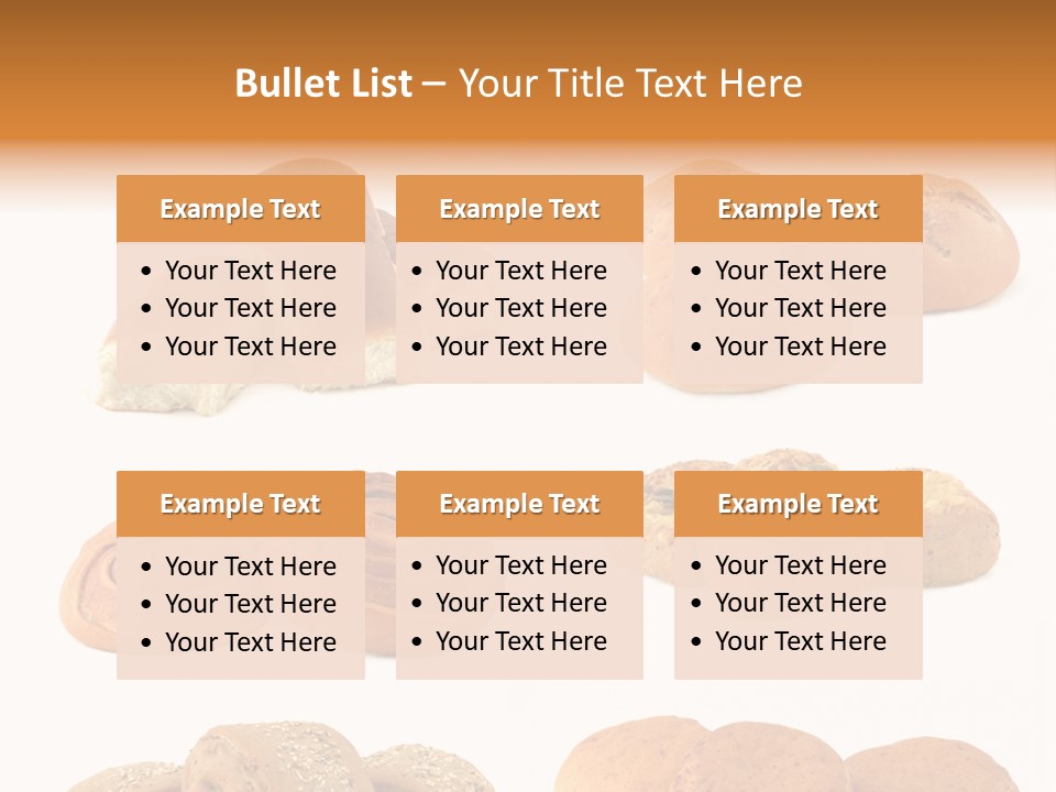 Brown Yeast Bagels PowerPoint Template