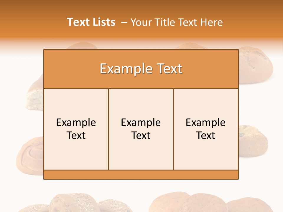 Brown Yeast Bagels PowerPoint Template