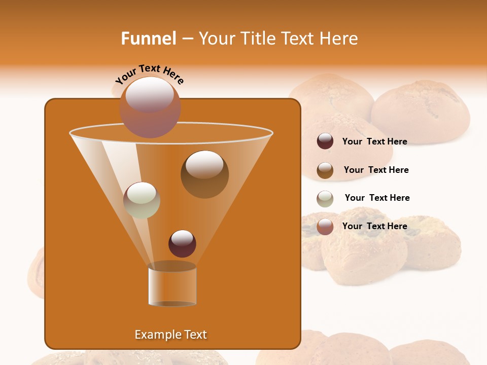 Brown Yeast Bagels PowerPoint Template