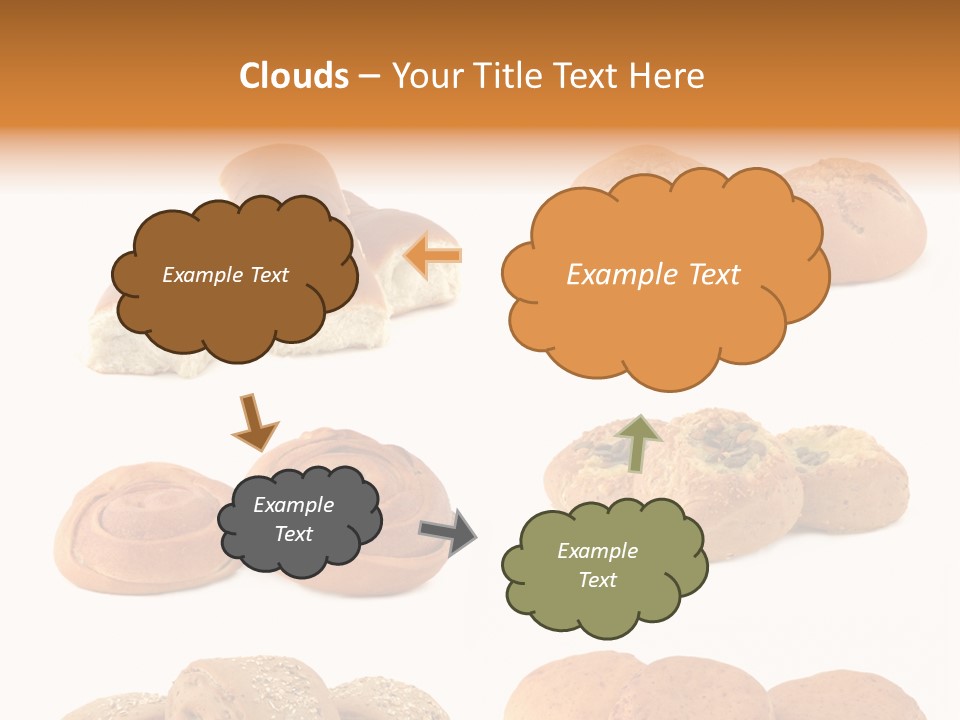 Brown Yeast Bagels PowerPoint Template