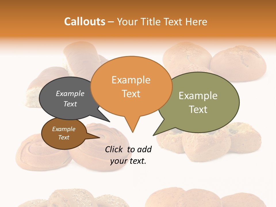 Brown Yeast Bagels PowerPoint Template