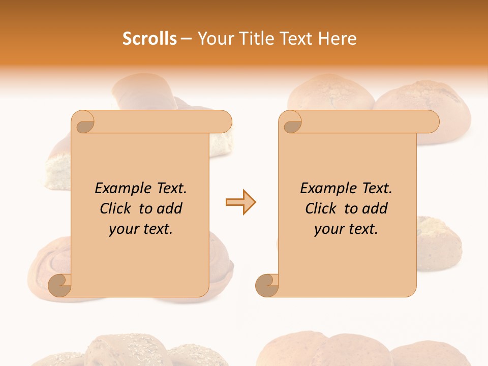 Brown Yeast Bagels PowerPoint Template