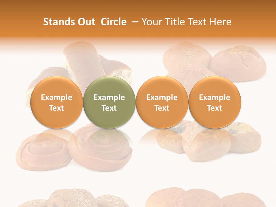 Brown Yeast Bagels PowerPoint Template