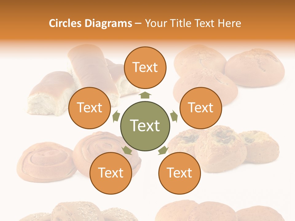 Brown Yeast Bagels PowerPoint Template