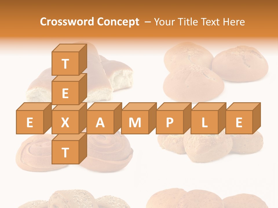 Brown Yeast Bagels PowerPoint Template