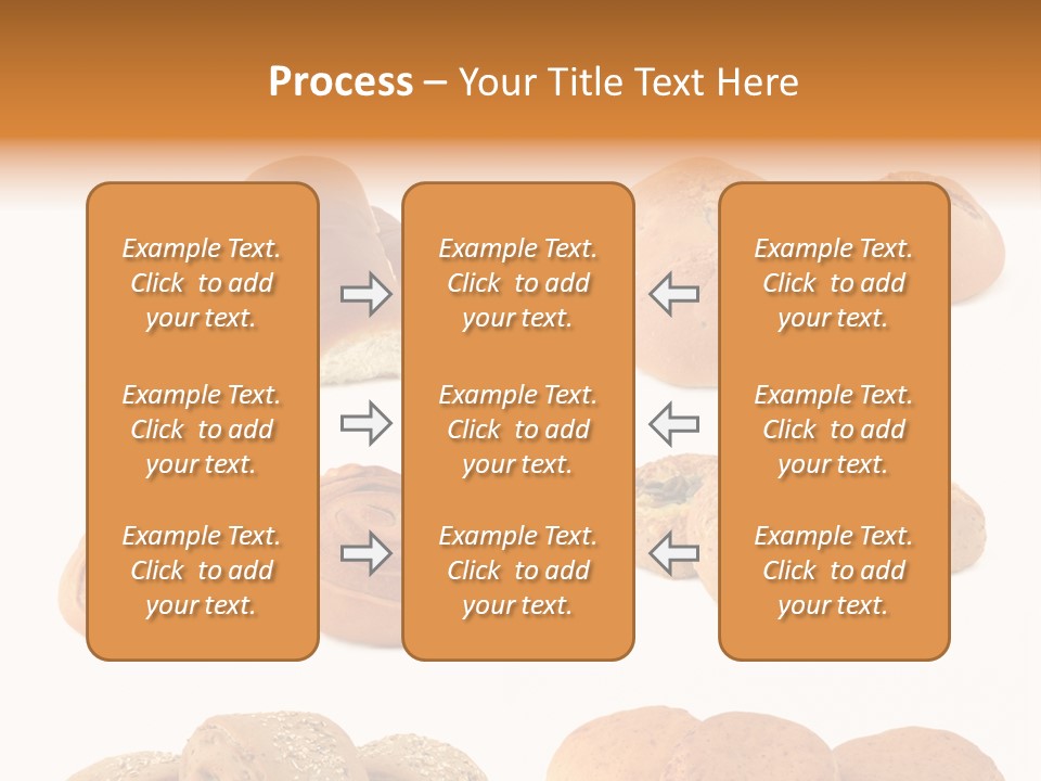 Brown Yeast Bagels PowerPoint Template