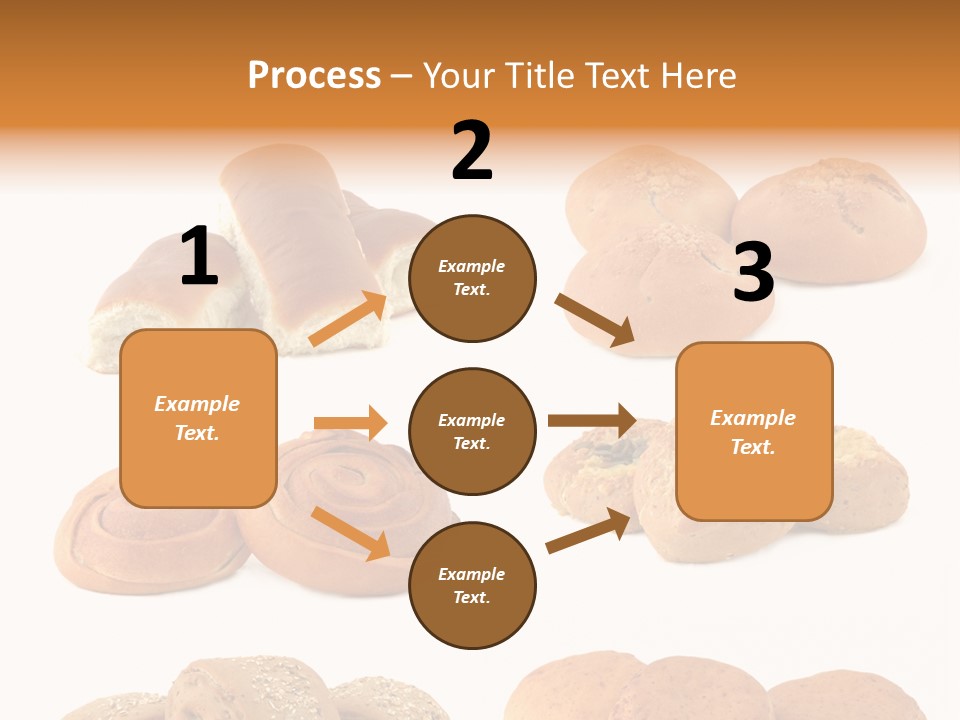 Brown Yeast Bagels PowerPoint Template