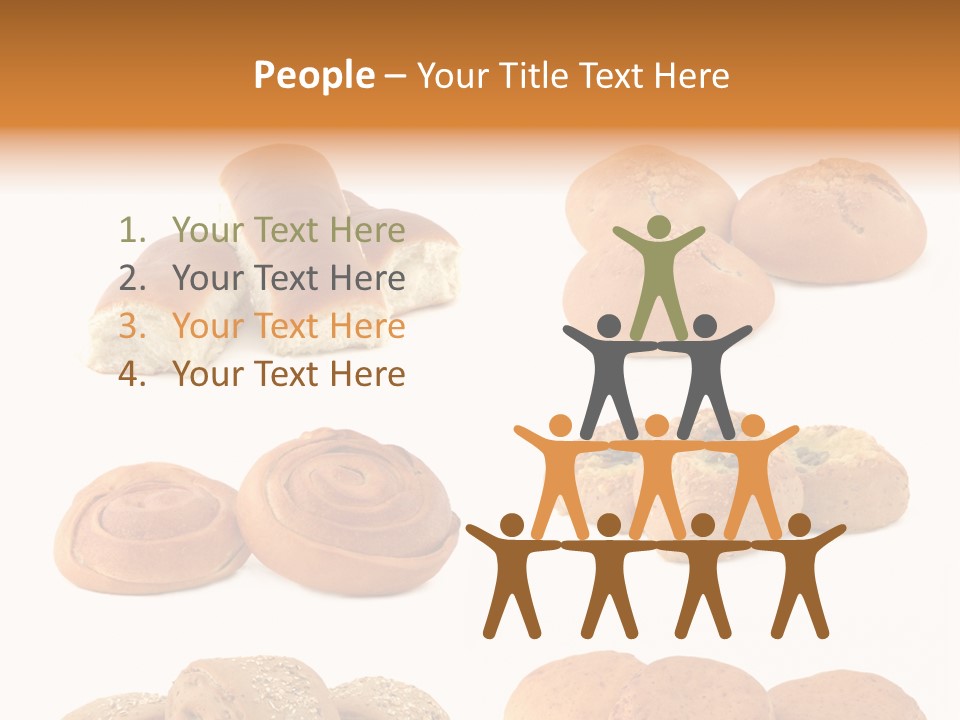 Brown Yeast Bagels PowerPoint Template
