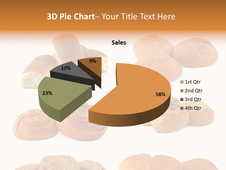 Brown Yeast Bagels PowerPoint Template
