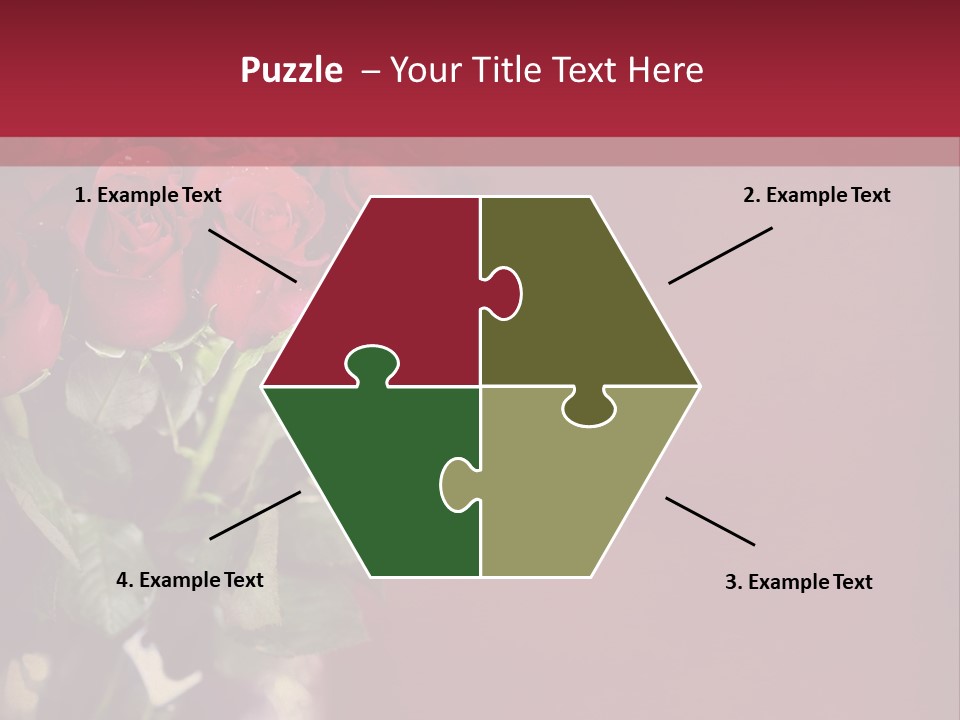 Romantic Color Vase PowerPoint Template