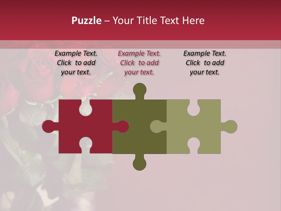 Romantic Color Vase PowerPoint Template