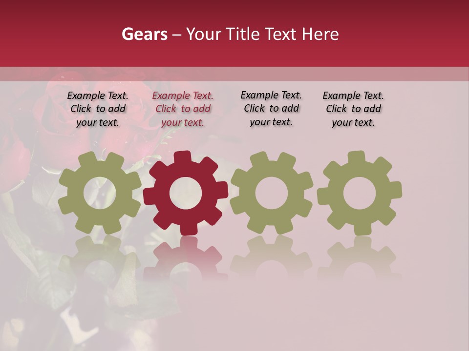 Romantic Color Vase PowerPoint Template