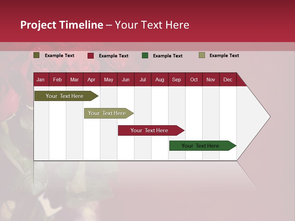 Romantic Color Vase PowerPoint Template