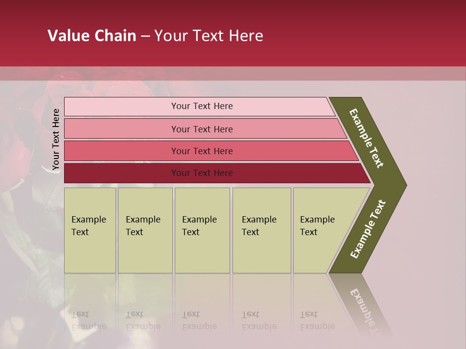 Romantic Color Vase PowerPoint Template