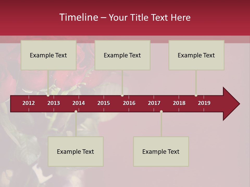 Romantic Color Vase PowerPoint Template