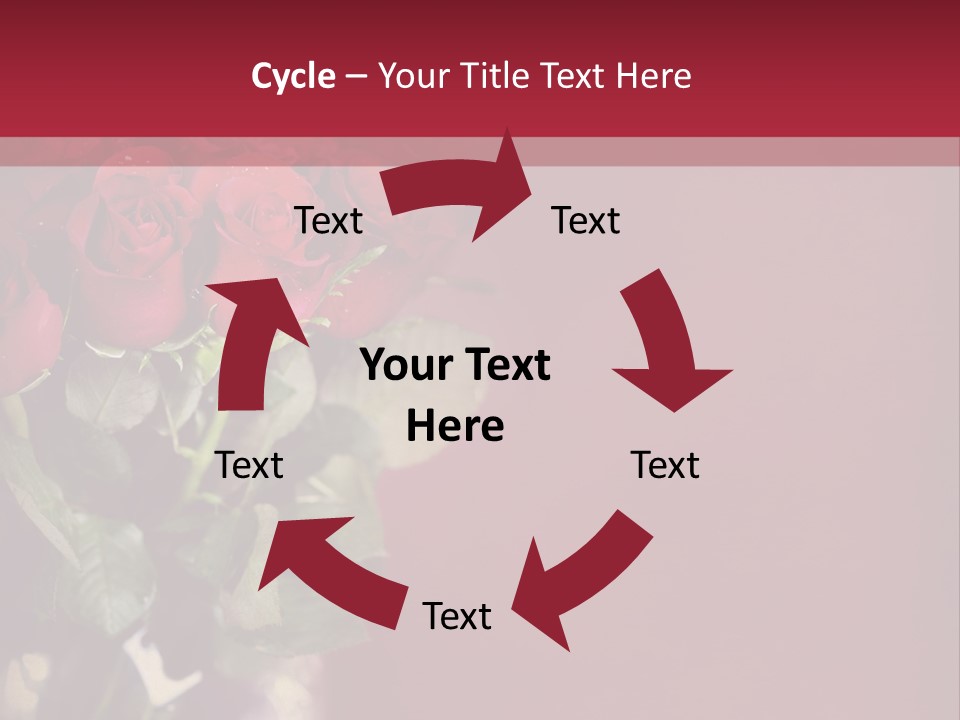 Romantic Color Vase PowerPoint Template