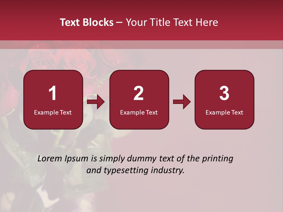 Romantic Color Vase PowerPoint Template