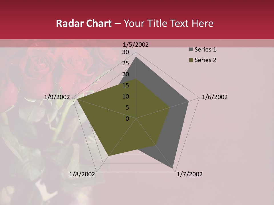 Romantic Color Vase PowerPoint Template