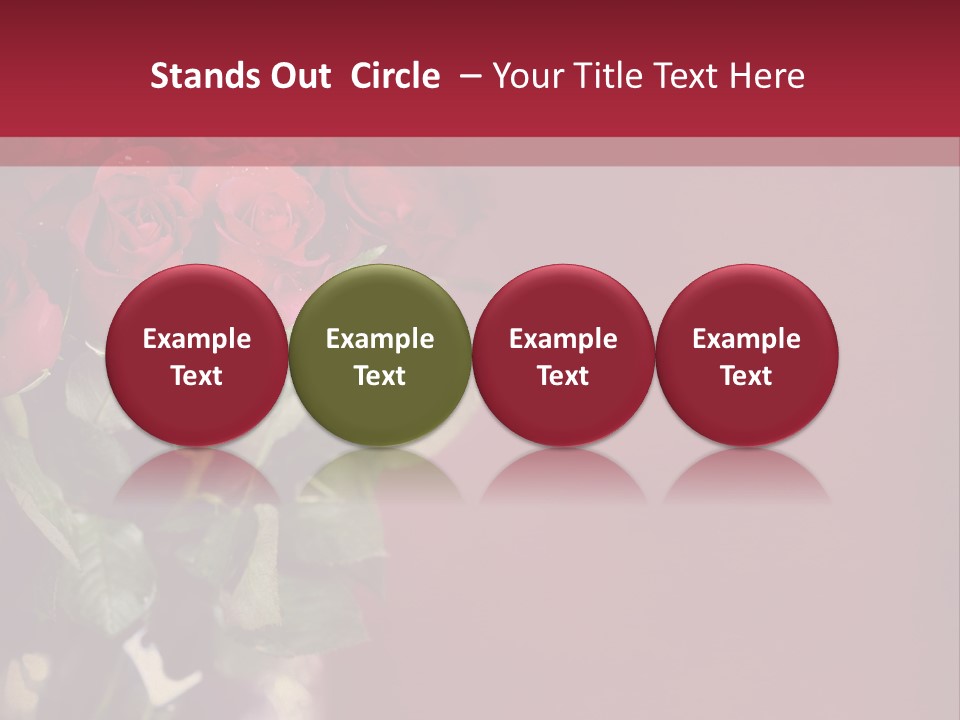 Romantic Color Vase PowerPoint Template