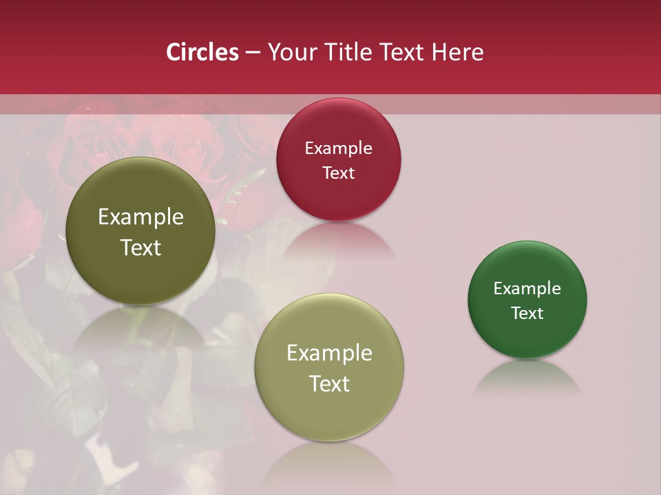 Romantic Color Vase PowerPoint Template