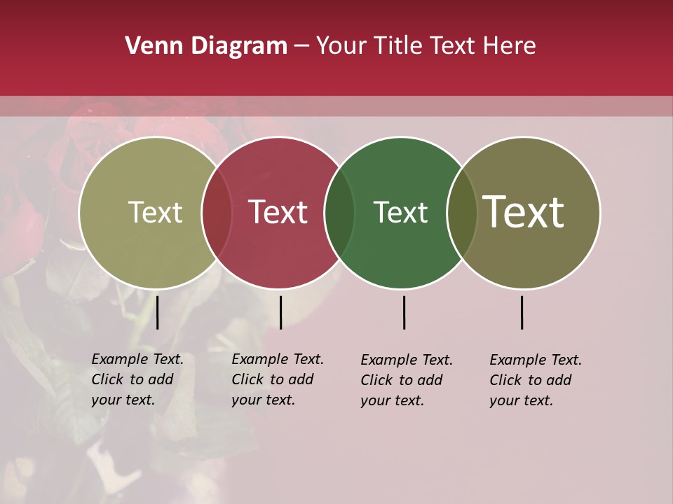 Romantic Color Vase PowerPoint Template
