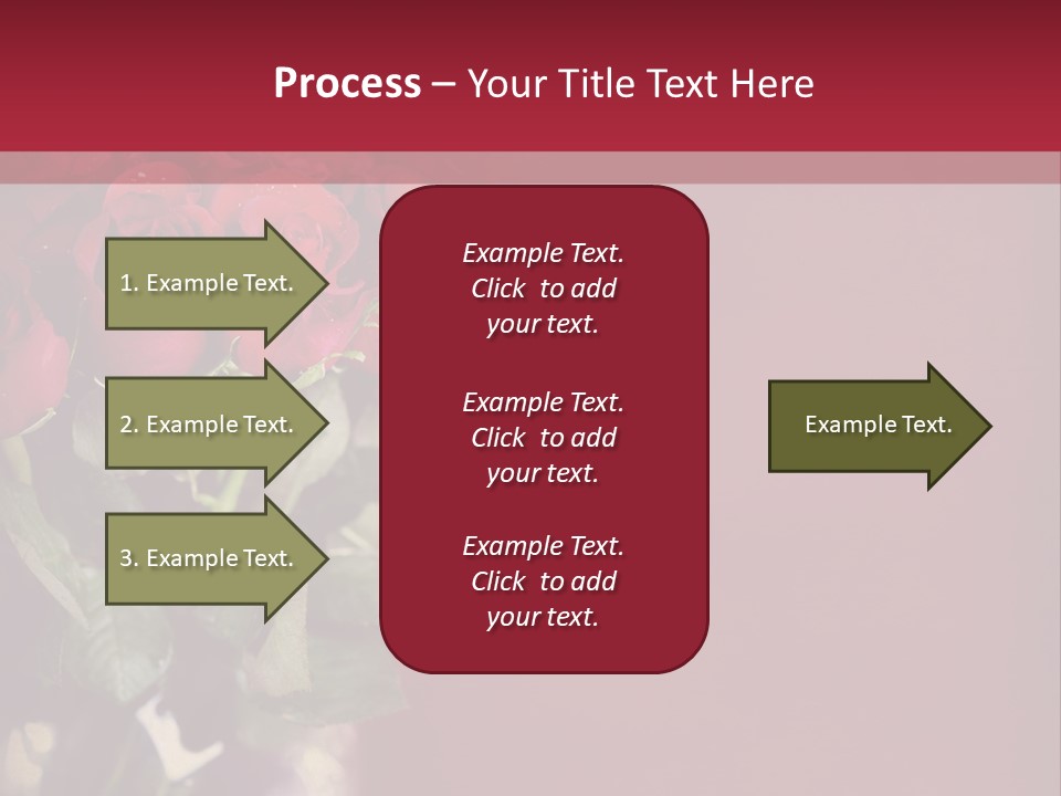 Romantic Color Vase PowerPoint Template