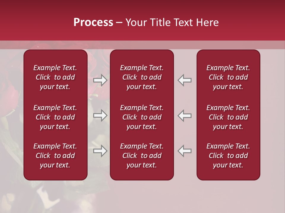 Romantic Color Vase PowerPoint Template