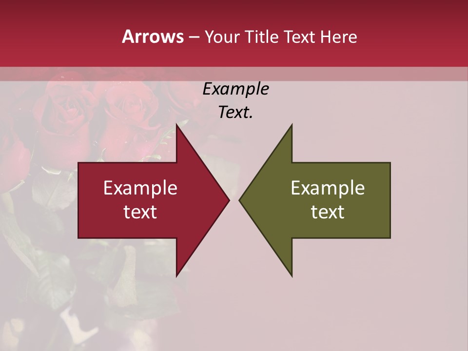 Romantic Color Vase PowerPoint Template